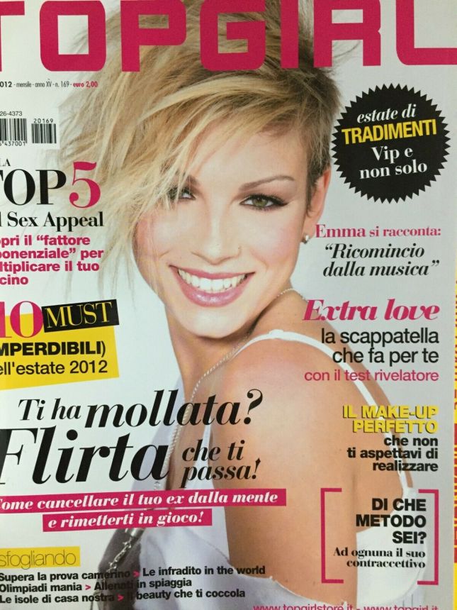 TOP GIRL magazine side cover Issue 169   2012