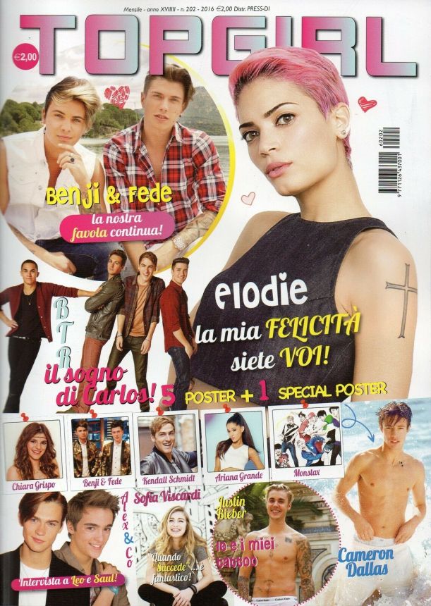TOP GIRL magazine side cover Issue 202   2016