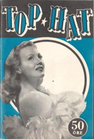 TOP HAT magazine side cover Issue 10  1946