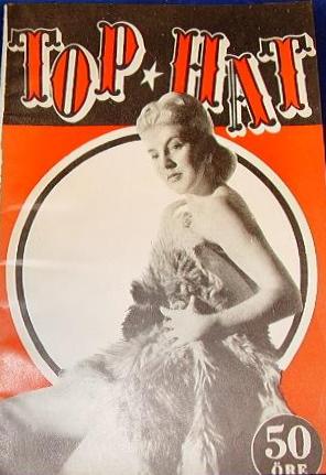 TOP HAT magazine side cover Issue 11  1946