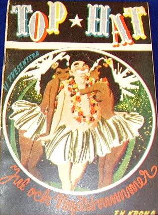 TOP HAT magazine side cover Issue 13/14  1946
