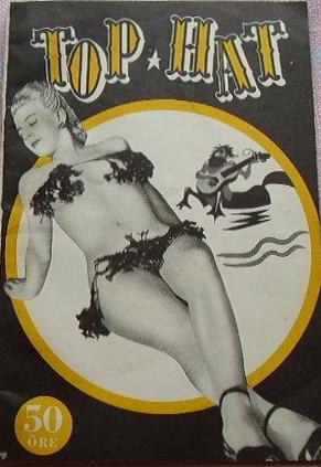 TOP HAT magazine side cover Issue 6  1946