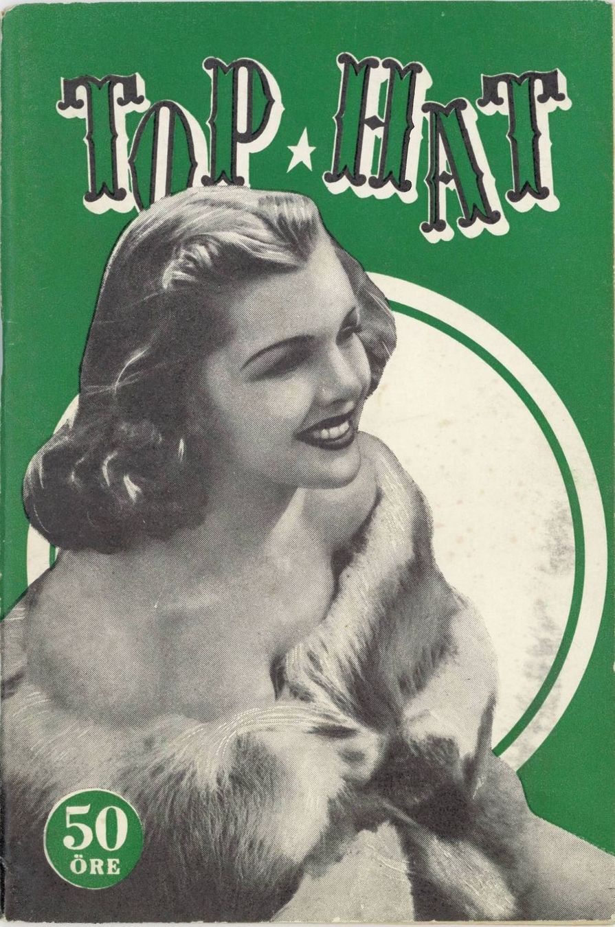 TOP HAT magazine side cover Issue 9  1946