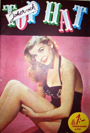 TOP HAT magazine side cover Issue 22  1953