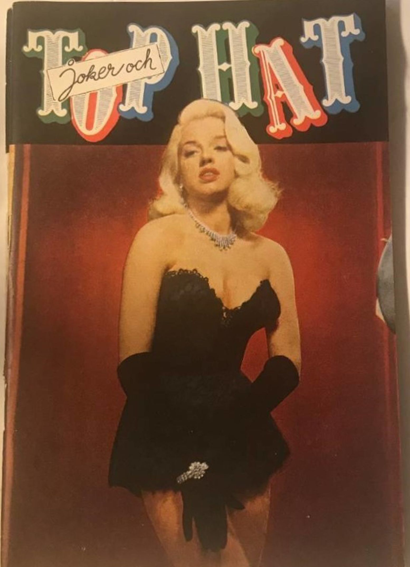 TOP HAT magazine side cover Issue 21   1955