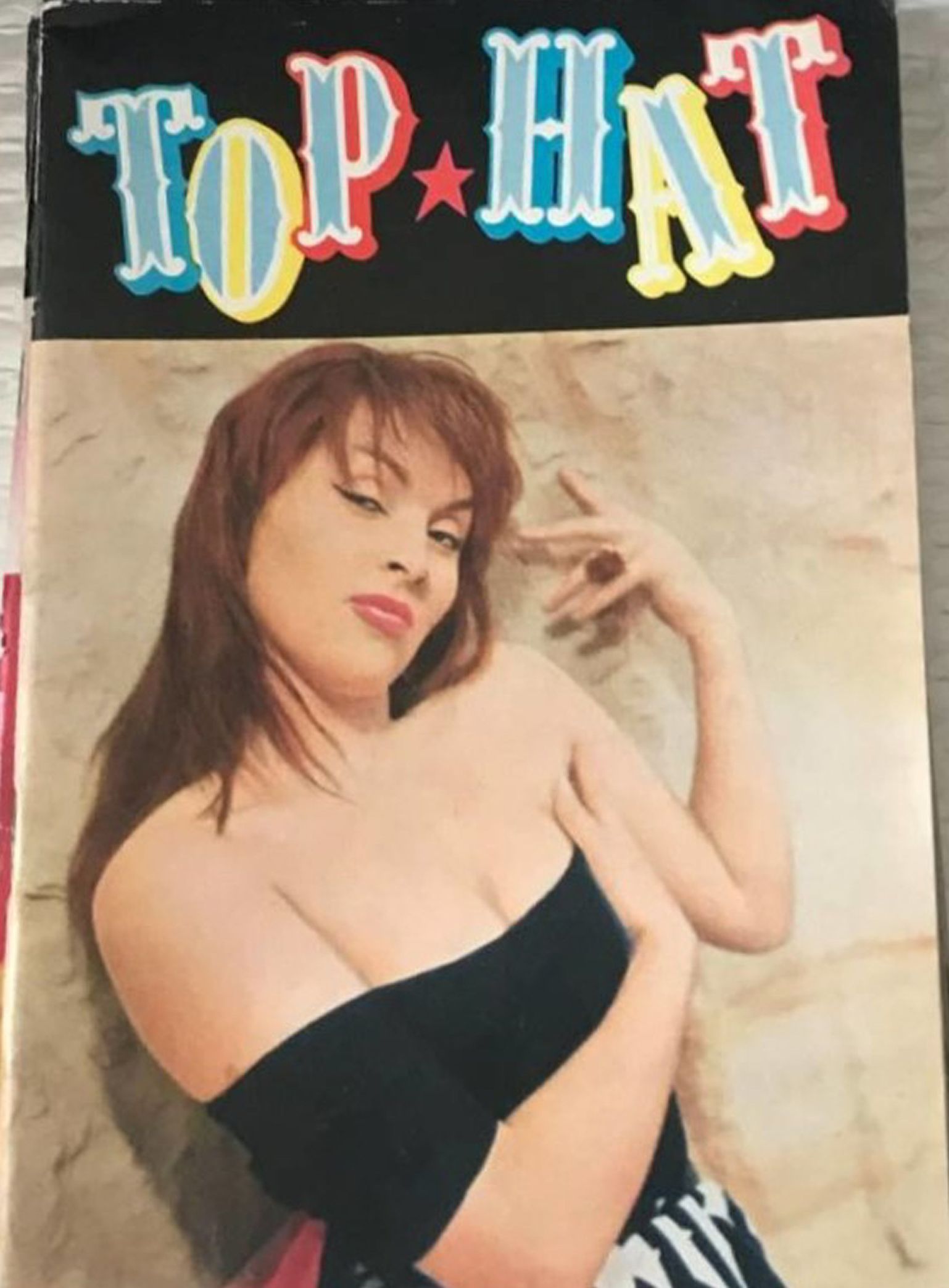 TOP HAT magazine side cover Issue 12   1959