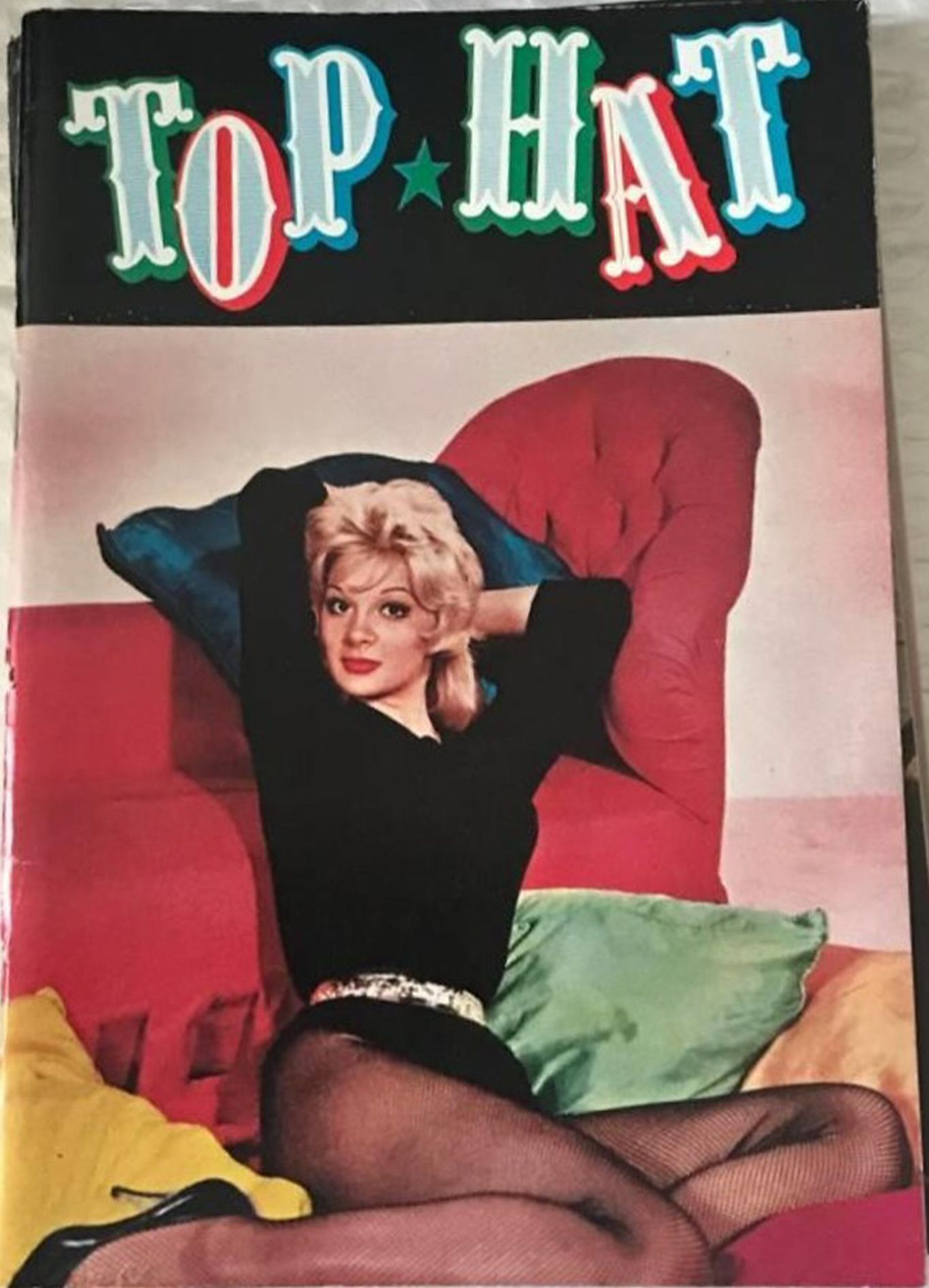 TOP HAT magazine side cover Issue 23   1960