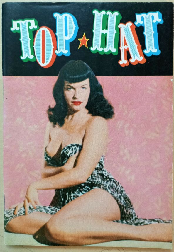 TOP HAT magazine side cover Issue 10   1961