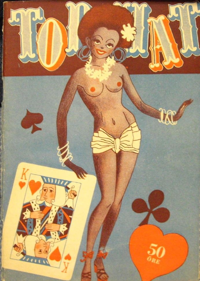 TOP HAT magazine side cover Issue 11   1947