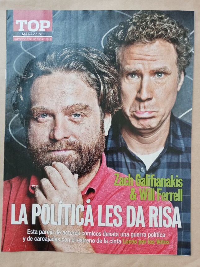TOP MAGAZZINE magazine side cover 7 October 2012