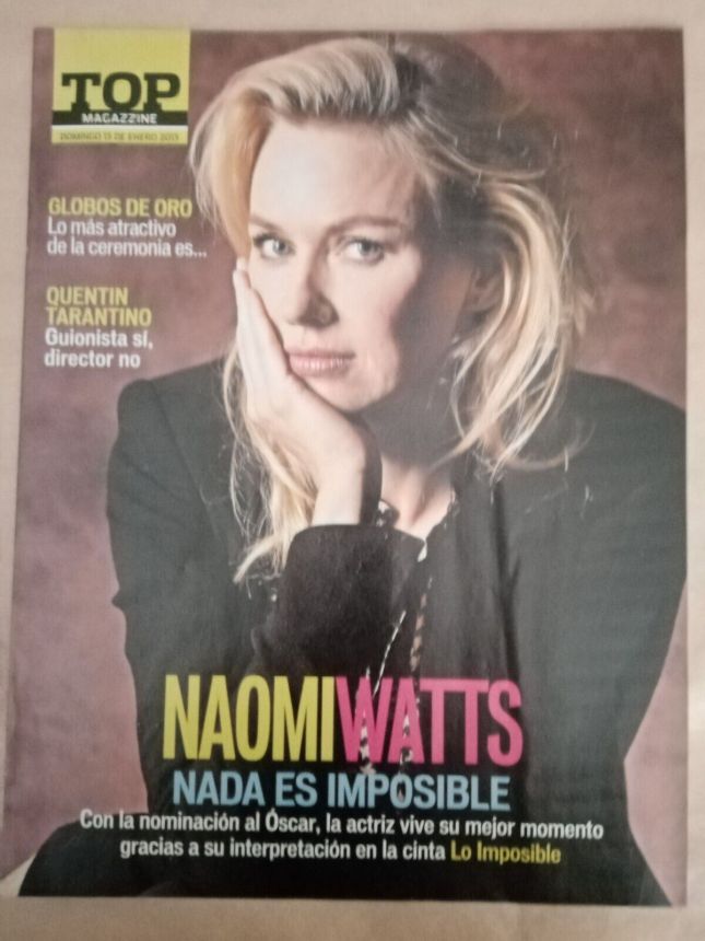 TOP MAGAZZINE magazine side cover 15 January 2013
