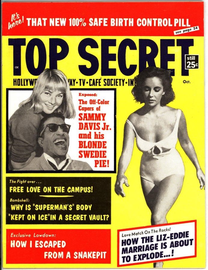 TOP SECRET magazine side cover Issue 43 October 1960