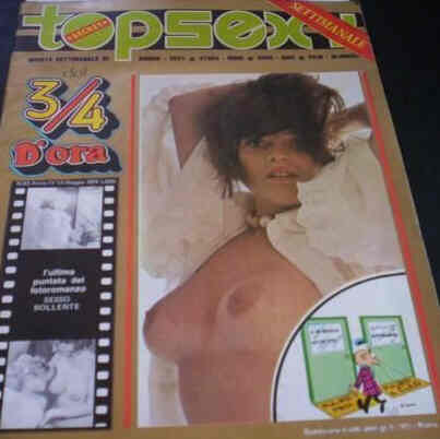 TOP SEXY magazine side cover Issue 83 15 May 1974