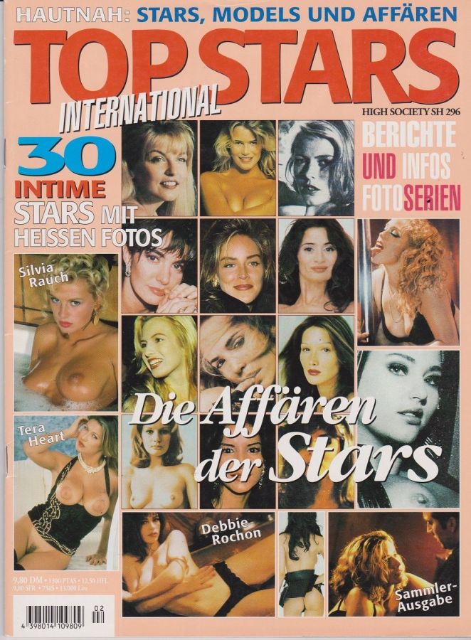 TOP STARS INTERNATIONAL magazine side cover  February 1996