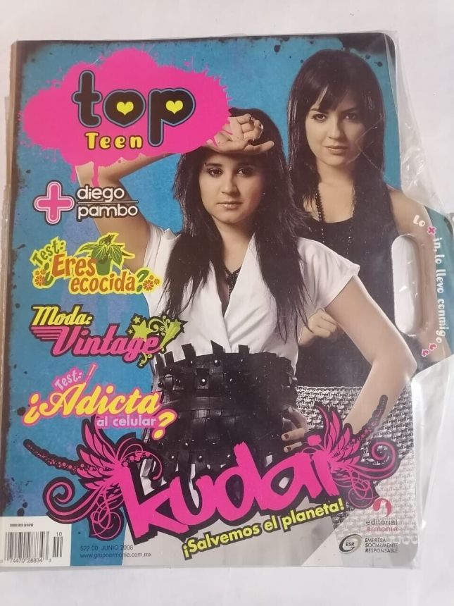 TOP TEEN magazine side cover Issue 10  June 2008