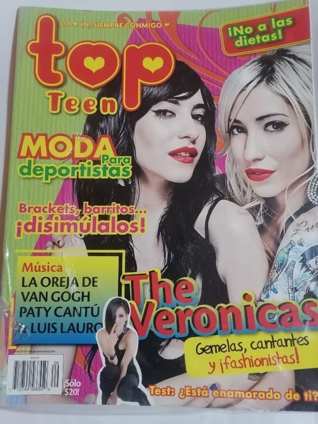 TOP TEEN magazine side cover Issue 29  January 2010