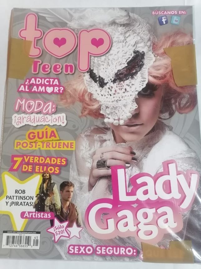 TOP TEEN magazine side cover Issue 45  May 2011