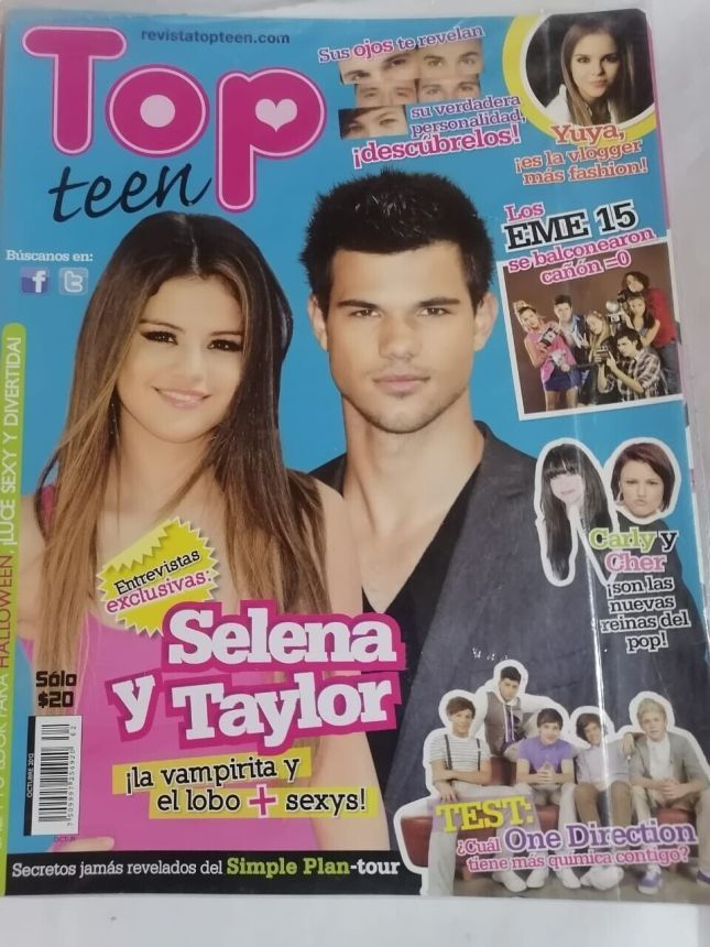 TOP TEEN magazine side cover Issue 62  October 2012