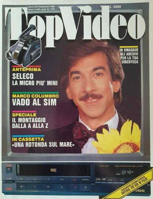 TOP VIDEO magazine side cover  September 1990