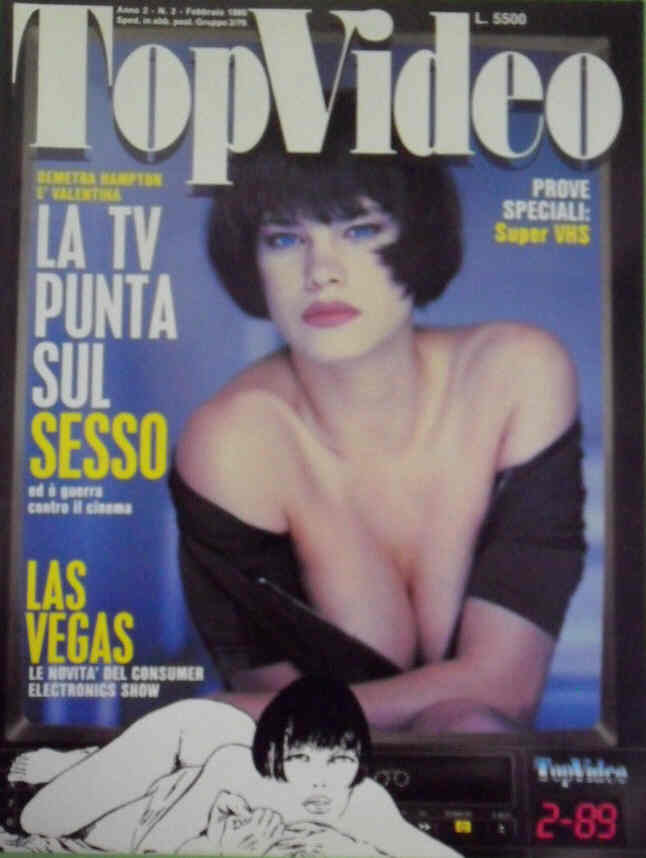 TOP VIDEO magazine side cover February 1989