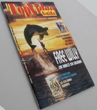 TOP VIDEO GUIDA magazine side cover February 1995