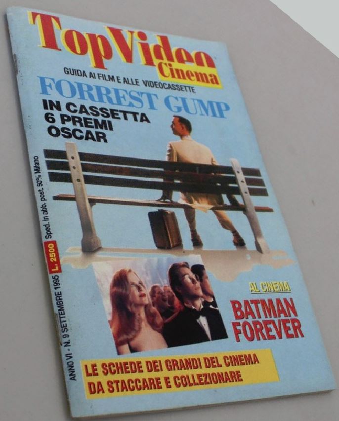 TOP VIDEO GUIDA magazine side cover September 1995