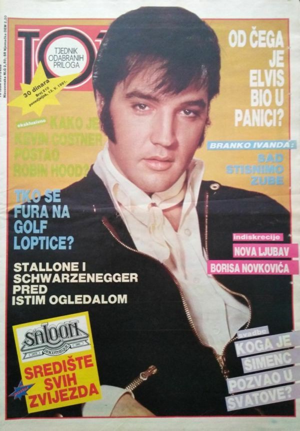 TOP magazine side cover Issue 210 13 May 1991