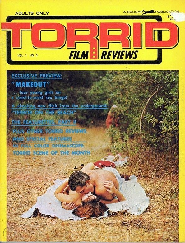 TORRID FILM REVIEWS magazine side cover Issue 8  Vol 2 # 2 April-June 1968