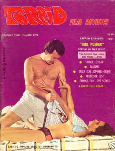 TORRID FILM REVIEWS magazine side cover Issue 11  Vol 2 # 5  1968