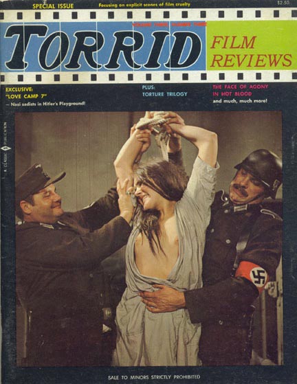 TORRID FILM REVIEWS magazine side cover Issue 15  Vol 3 # 3  1969