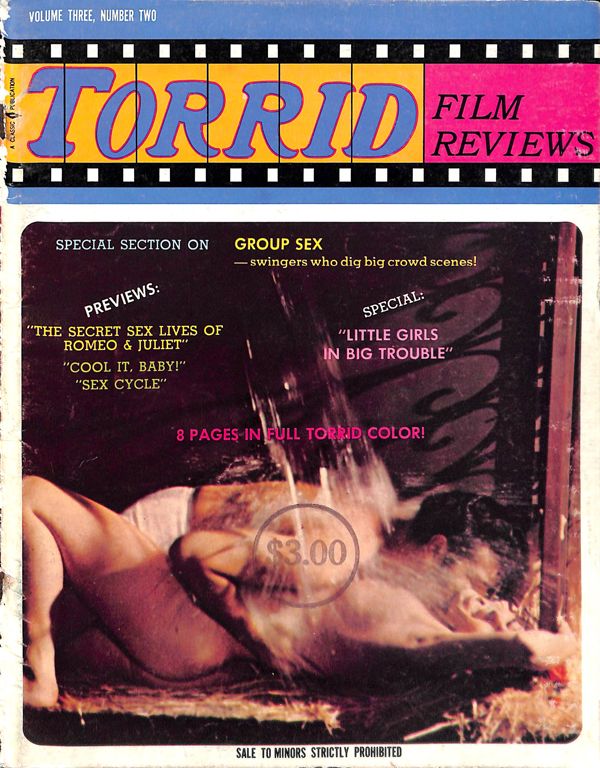 TORRID FILM REVIEWS magazine side cover Issue 14  Vol 3 No  2   1969