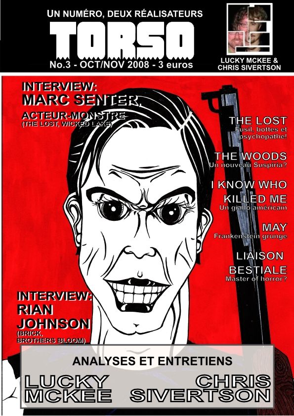 TORSO magazine side cover Issue 3 October/November 2008