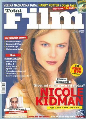 TOTAL FILM (CR) magazine side cover Issue 1 April 2003