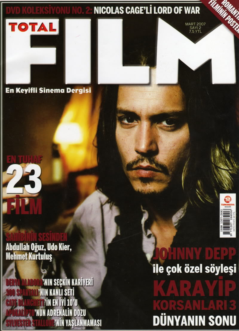 TOTAL FILM (TU) magazine side cover Issue 2 March 2007