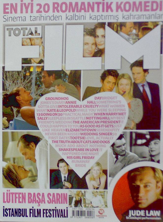 TOTAL FILM (TU) magazine side cover April 2008