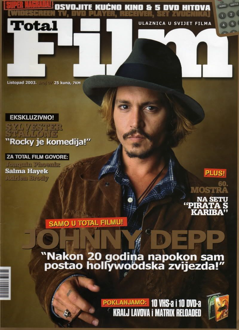 TOTAL FILM (CR) magazine side cover Issue 7 October 2003