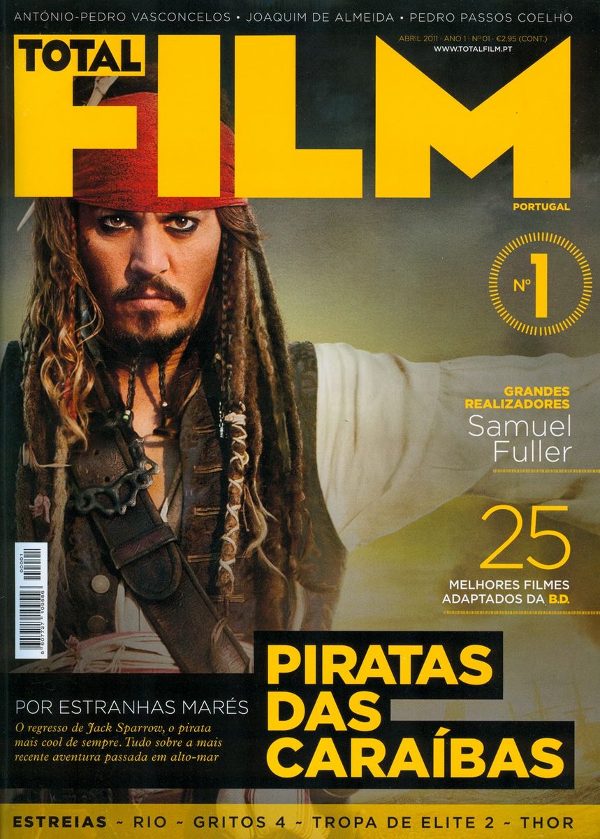 TOTAL FILM (Pt) magazine side cover Issue 1 April 2011
