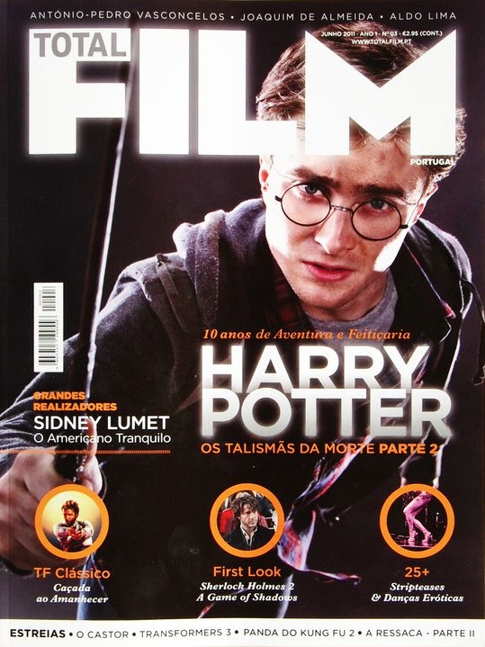 TOTAL FILM (Pt) magazine side cover Issue 3 June 2011