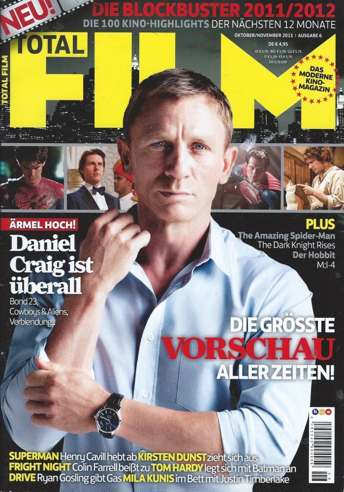 TOTAL FILM (DE) magazine side cover Issue 6 October/November 2011