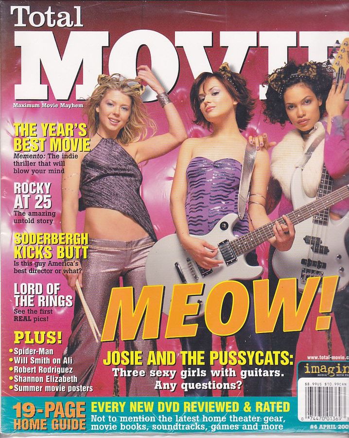 TOTAL MOVIE magazine side cover Issue 4 April 2001