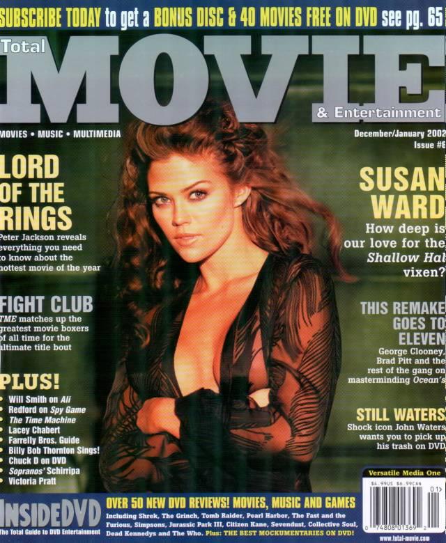 TOTAL MOVIE magazine side cover Issue 6 December 2001