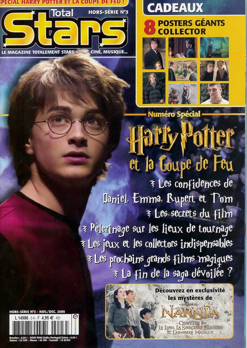 TOTAL STARS magazine side cover  Special # 3 November/December 2005