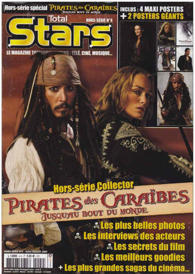 TOTAL STARS magazine side cover  Special # 4 June/July 