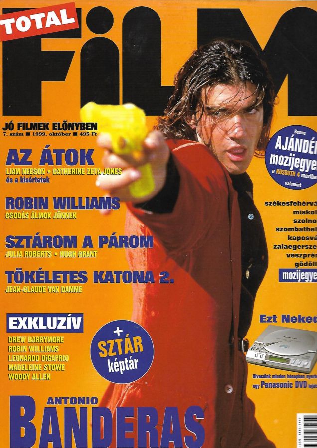 TOTAL FILM (HU) magazine side cover Issue 7  October 1999
