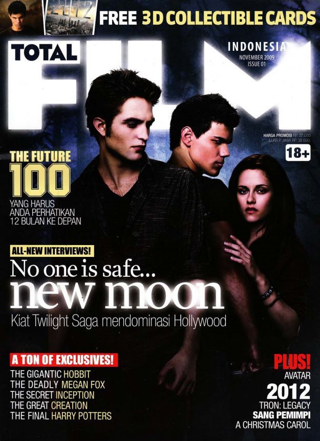 TOTAL FILM INDONESIA magazine side cover Issue 1  November 2009