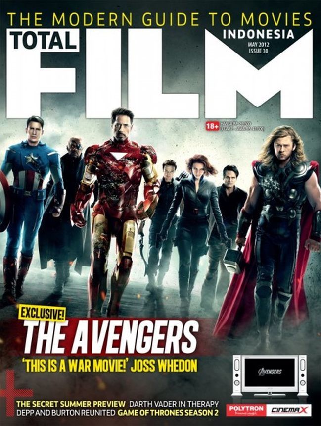 TOTAL FILM INDONESIA magazine side cover Issue 17  May 2012