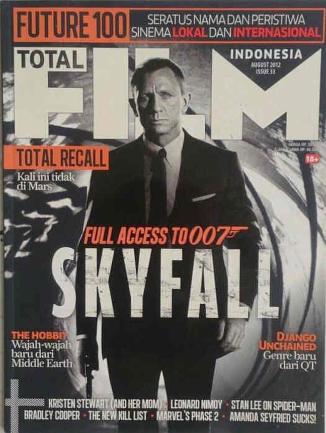 TOTAL FILM INDONESIA magazine side cover Issue 33  August 2012