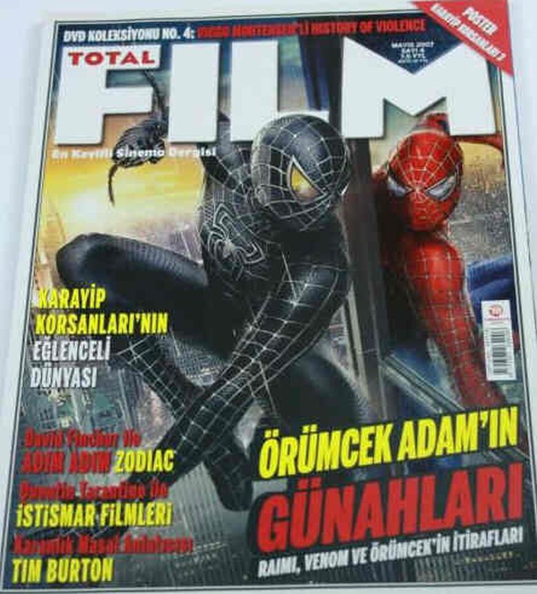 TOTAL FILM (TU) magazine side cover Issue 4  May 2007