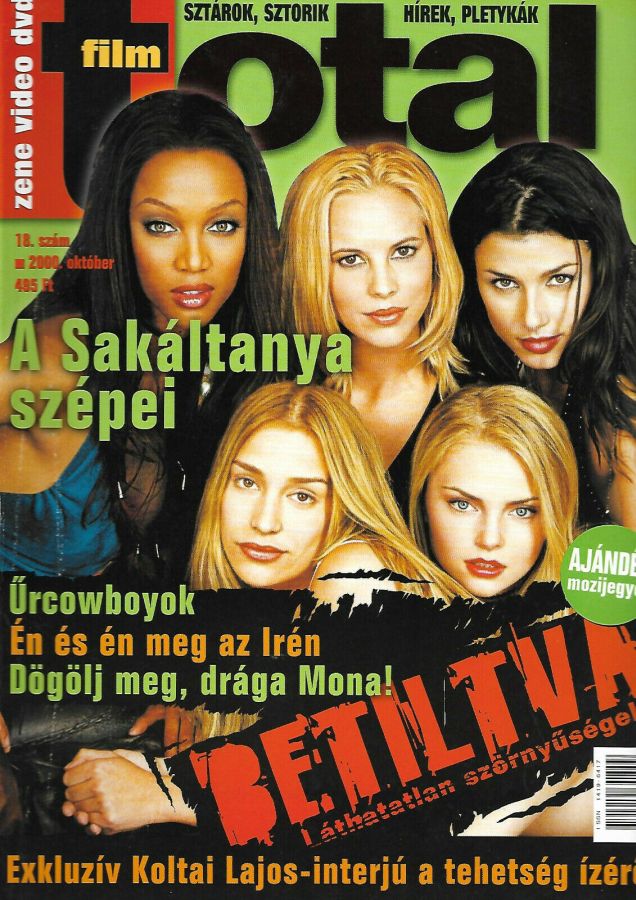 TOTAL FILM ZENE VIDEO DVD magazine side cover  October 2000