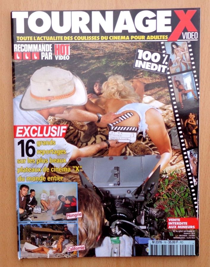 TOURNAGE X magazine side cover Issue 16  August/September 1997